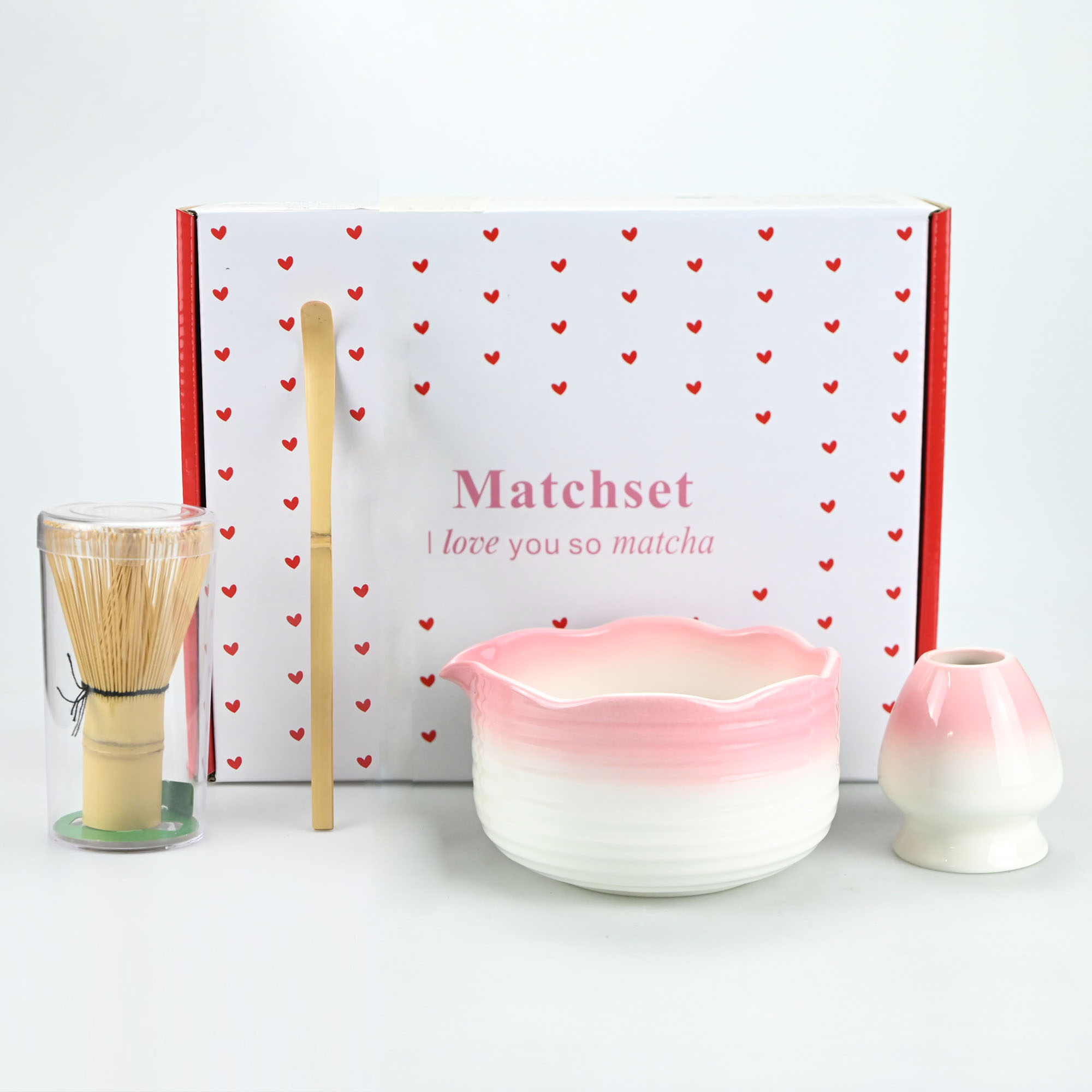Matcha Bowl Chawan - 4個/セット宋朝抹茶ボウル、抹茶作り道具、ブラシ、宋風茶碗、ミキサー、茶筅