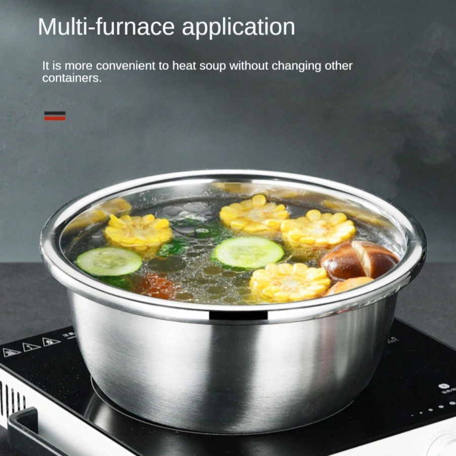 ステンレス鋼のラウンドキッチン調理とベーキング混練ボウル、洗 - Matcha Bowl Chawan のレビューと価格
