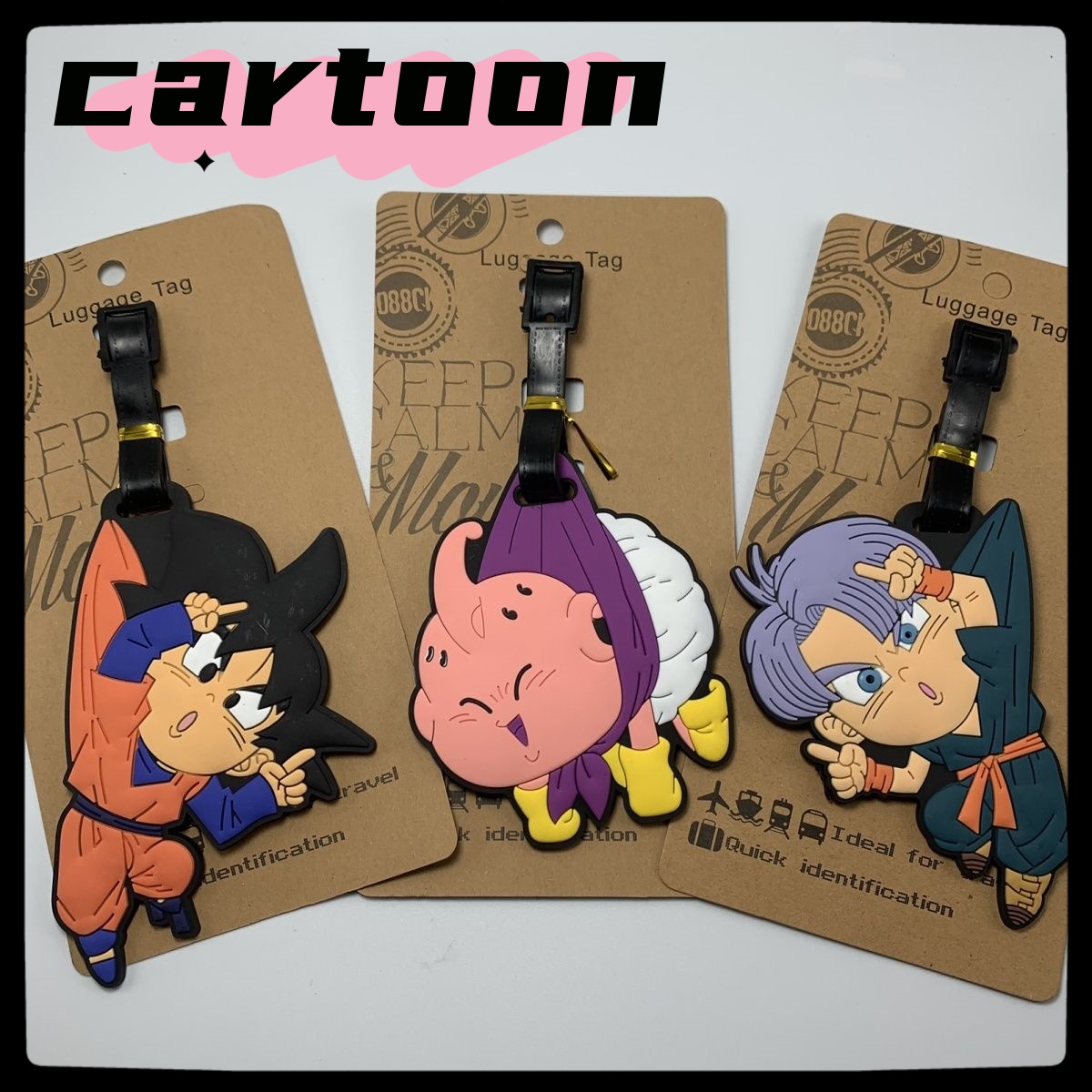 ドラゴンボール漫画ラゲッジタグ,孫悟空魔人ブウとベジータ,チ - Japanese Lifestyle Goods のレビューと価格