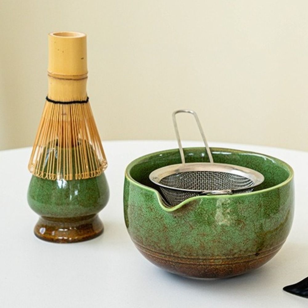 ティースティック、日本の抹茶茶器セット、抹茶茶碗、抹茶スプー - Matcha Bowl Chawan のレビューと価格