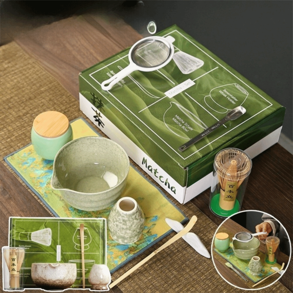 ティースティック、日本の抹茶茶器セット、抹茶茶碗、抹茶スプー - Matcha Bowl Chawan のレビューと価格