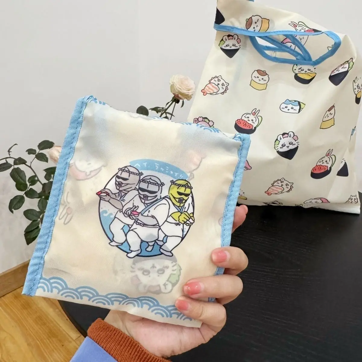 新しい日本のスタイル、ちいかわ柄のエコフレンドリーな再利用可 - Japanese Lifestyle Goods のレビューと価格
