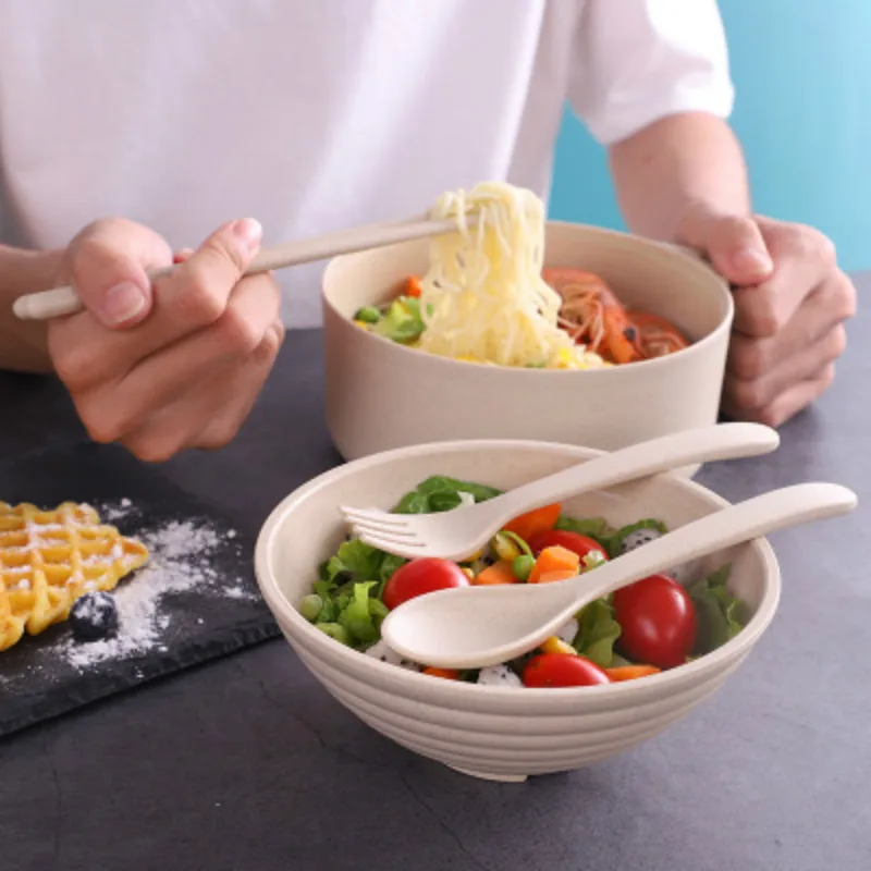 大容量小麦わらライスボウル落下防止設計蓋付き食器セットポータ - Matcha Bowl Chawan のレビューと価格