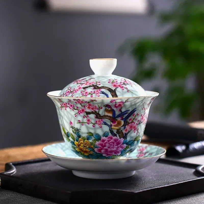 景徳鎮-中国のガイワンティーボウル、家庭用磁器カップ、美しい - Matcha Bowl Chawan のレビューと価格