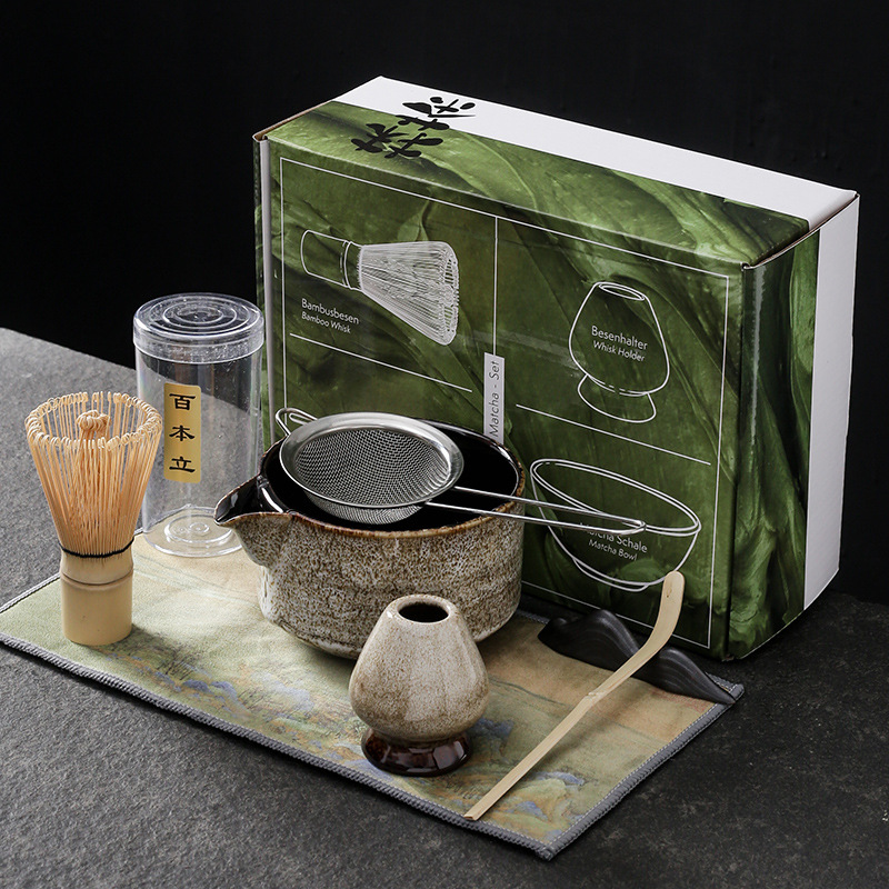 7 個 4 個日本抹茶セット手作りホーム簡単にきれいなボウル - Matcha Bowl Chawan のレビューと価格